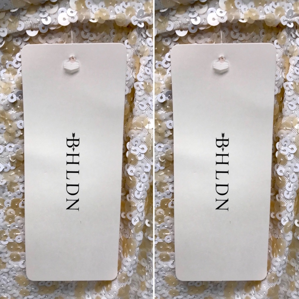 BHLDN Badgley Mischka Bette Gown Sequins Wedding - Picture 8 of 8